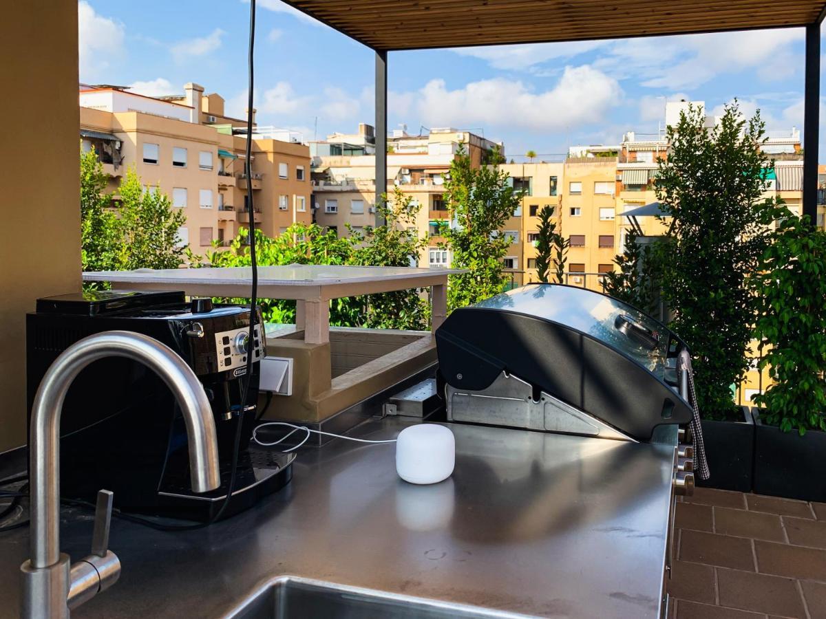 Incredible 2Br Penthouse With Urban Rooftop Garden برشلونة المظهر الخارجي الصورة